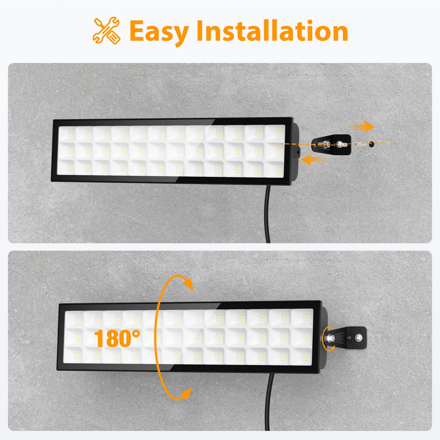 Meloght 100w LED Shop Light 2 Pack